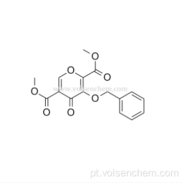 CAS 1246616-66-9, éster 2,5-dimetilico do ácido 4-oxo-3- (fenilmetoxi) -4H-piran-2,5-dicarboxílico Para Dolutegravir Intermediates